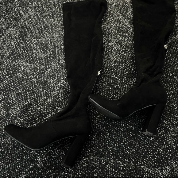OTK faux suede boots - Picture 2 of 2